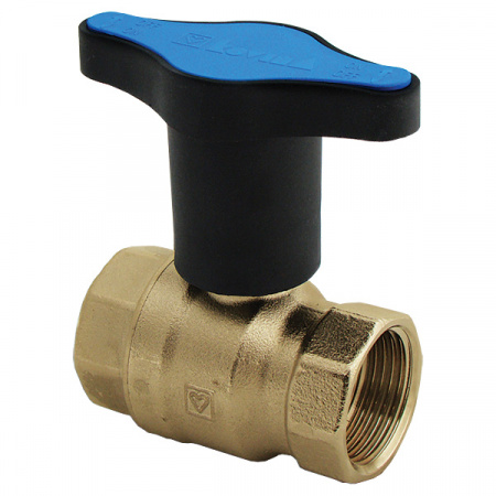 Кран шаровой MODUL ВР-ВР 3/4" ручка пласт.синяя PN25