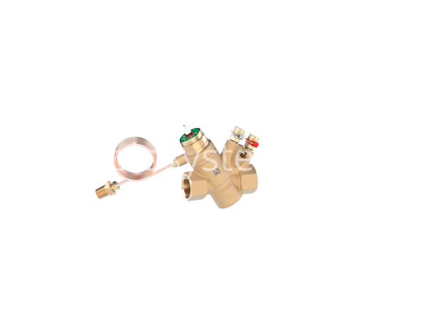 Комбинированный балансировочный клапан (DN25, PN25, 9-680 л/ч, 3-17 кПа); PFC-25L-AD